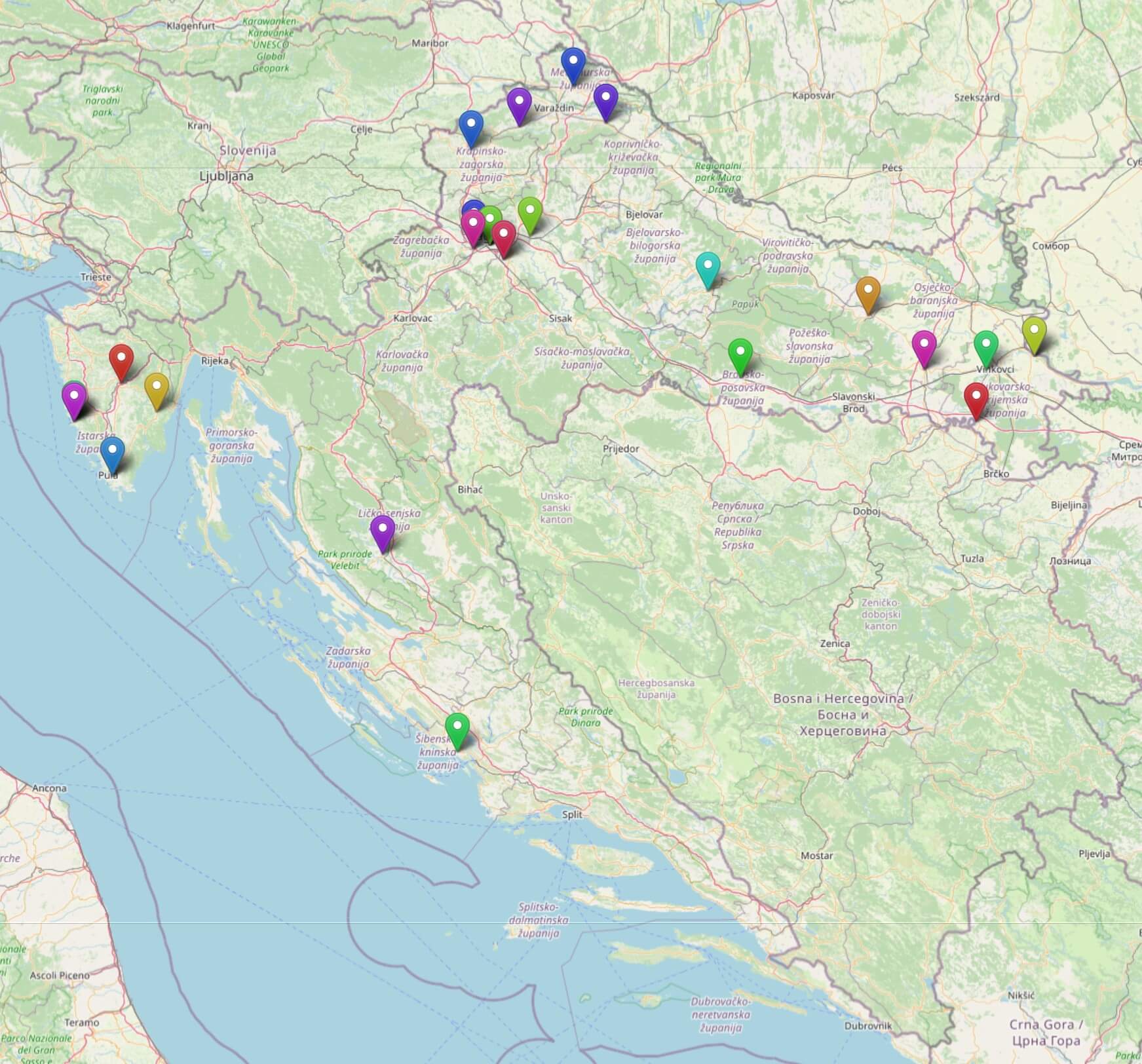 Dostupne punjače pronađite u Qelo mobilnoj aplikaciji